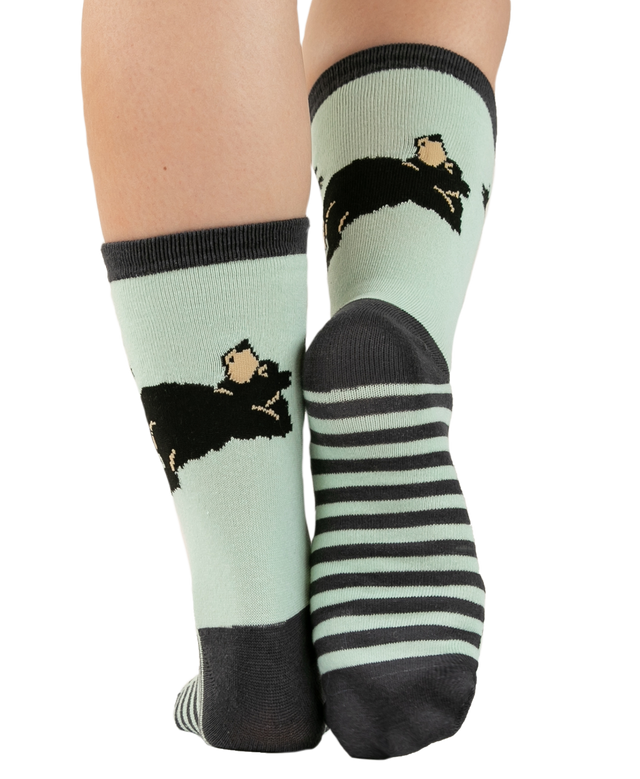 Bearly Awake Crew Sock