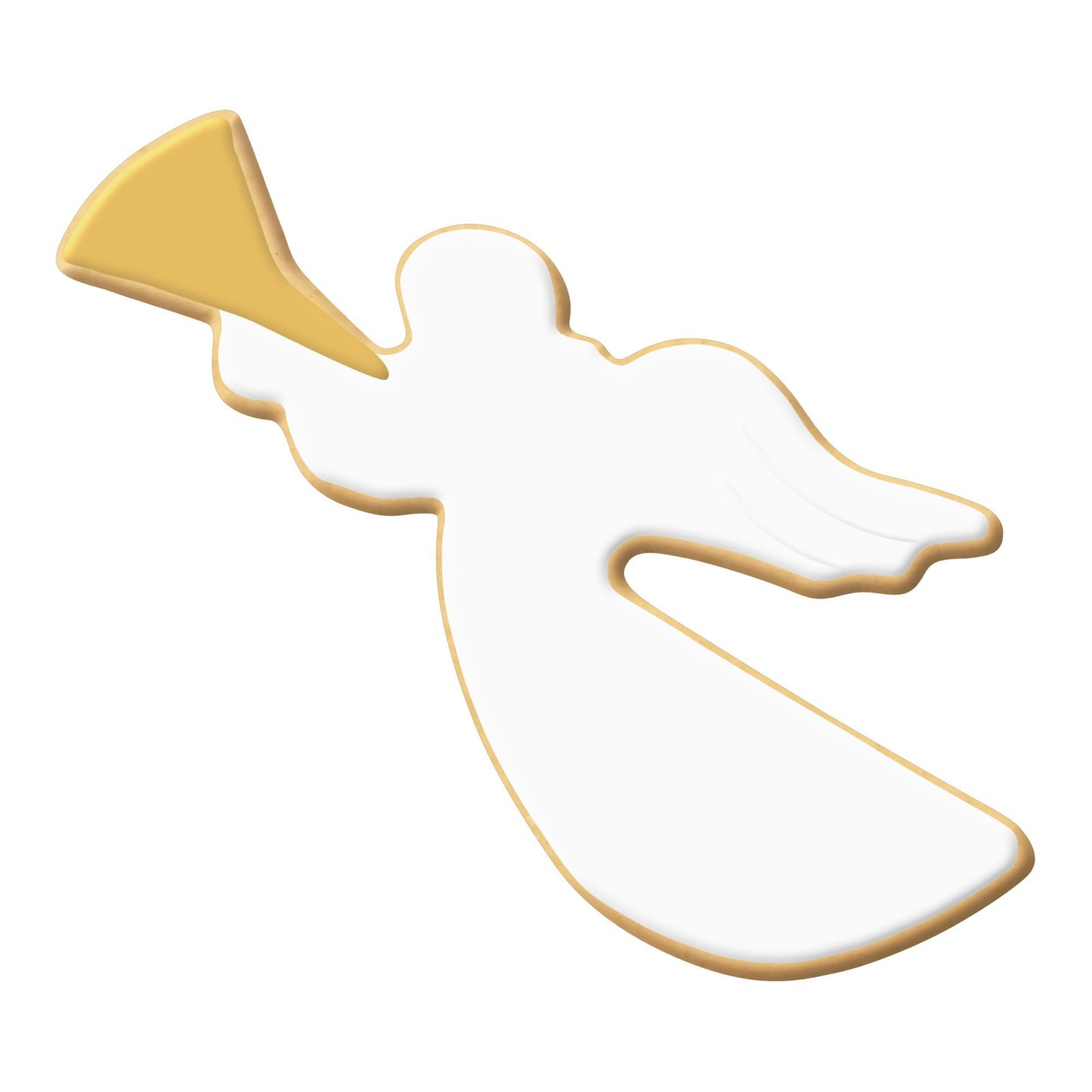 Angel Gabriel Christmas Cookie Cutter 4.25