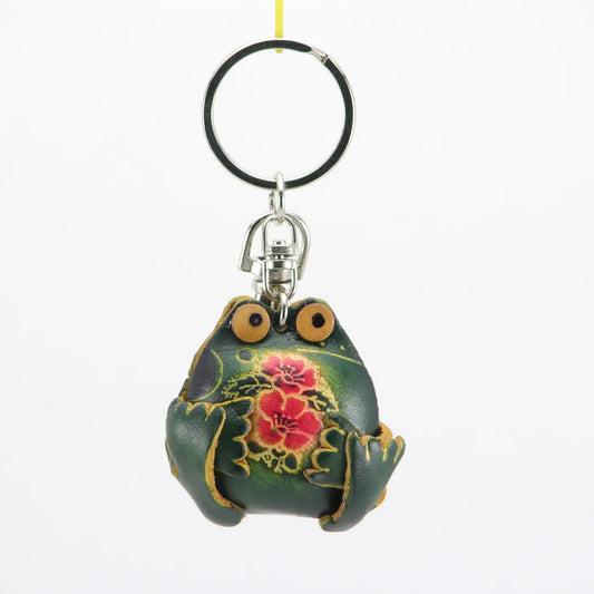 Leather Frog Key Chain