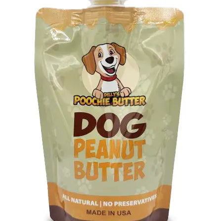 Poochie Butter All Natural Dog Peanut Butter 12oz Squeeze Pack