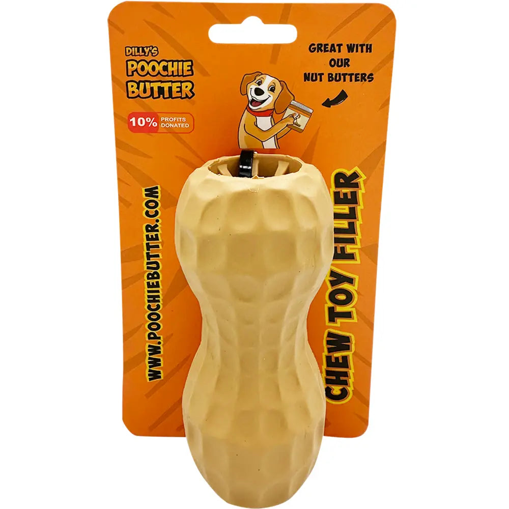 Poochie Butter Peanut Treat Dispenser & Chew Toy