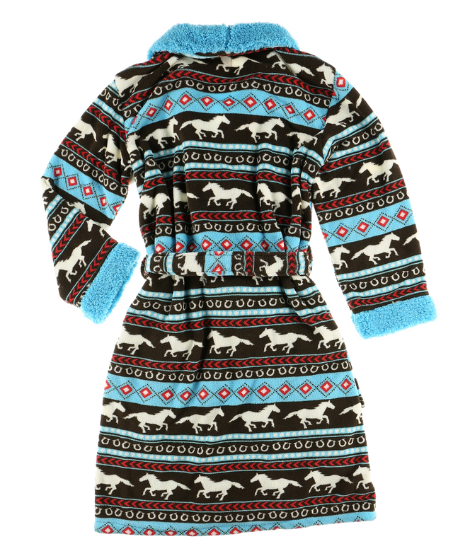 Horse Fair Isle Bathrobe