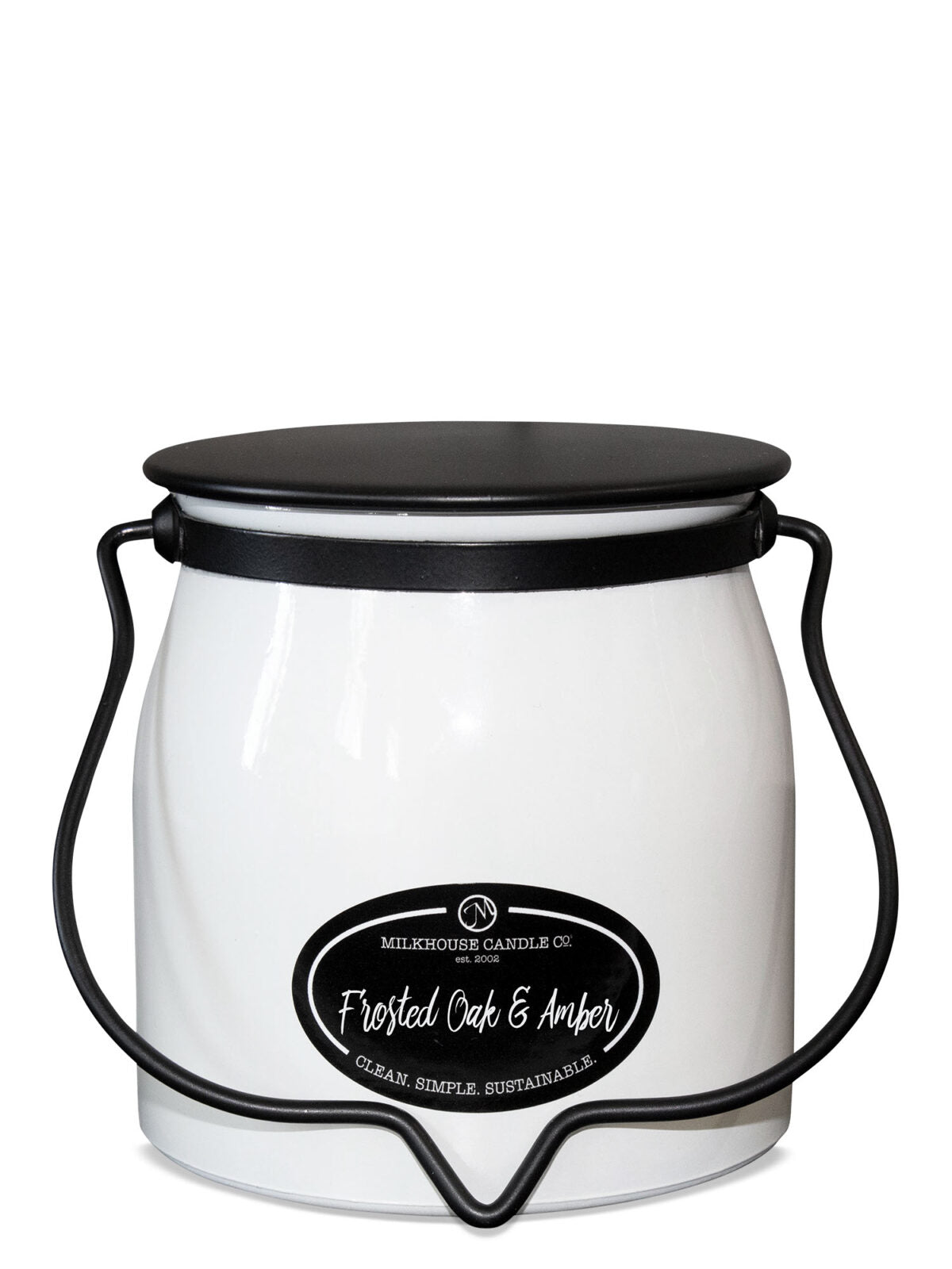 Frosted Oak & Amber Candle