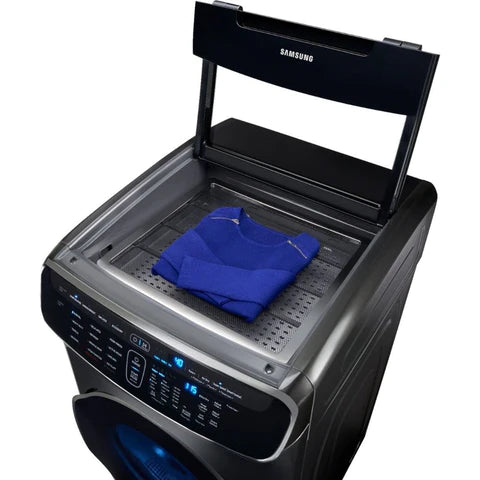 Samsung Double Washer Black Stainless Steel