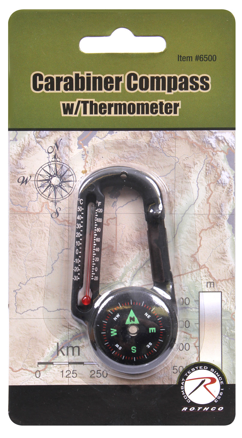 Carabiner Compass / Thermometer