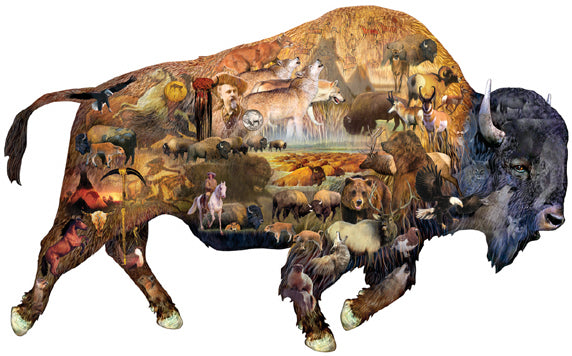 Prairie Dweller SHAPED Jigsaw Puzzle by Sunsout